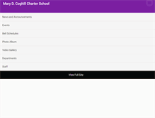 Tablet Screenshot of coghillelementary.org
